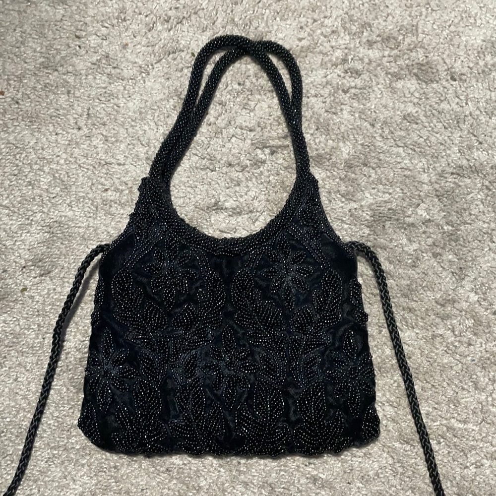 Women’s Black Studded Handbag